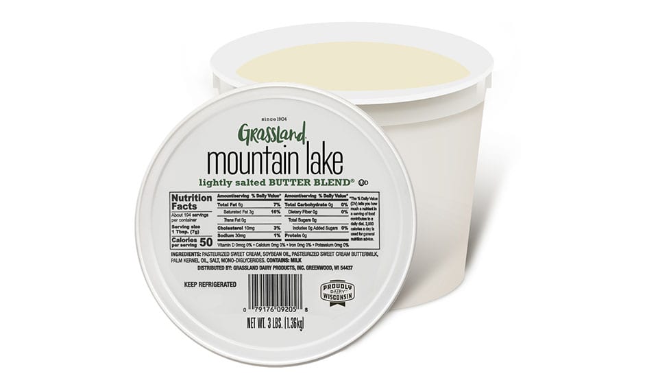 Grassland® Mountain Lake Lightly Salted Butter Blend